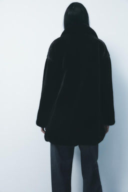 FAUX FUR COAT - Zara фото 4