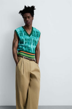 PLEATED WIDE-LEG TROUSERS - Zara фото 5