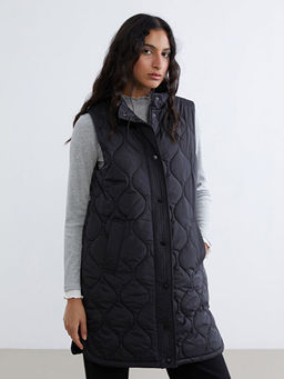 Dik Yaka Kapitone Kad?n ?i?me Yelek