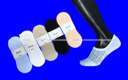 Цена за 10 пар. Зувей следки женские короткие с силиконом КОШЕЧКИ