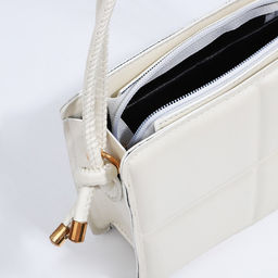 Сумка кросс-боди на молнии, цвет белый - Simaland фото 5