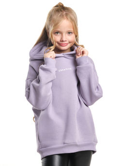 Худи для девочки оверсайз одежда подростковая с принтом 22-7317 мята - Mini maxi фото 13