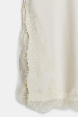 ZW COLLECTION LACE CAMISOLE DRESS - Zara фото 7