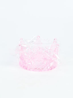 Корона для торта «Хрусталь», цвет розовый