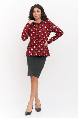 ЗЛАТА Жакет М 3171/красный