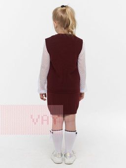 Жилет для девочек 183-7111 - Vay kids школа фото 6