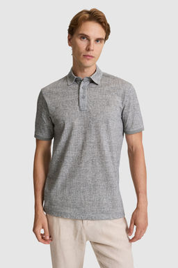 Erkek Gri Regular Fit Polo Yaka Ti__rt