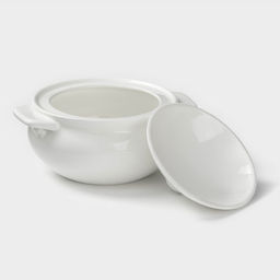 Горшок для запекания Wilmax, 350 мл, фарфор, белый