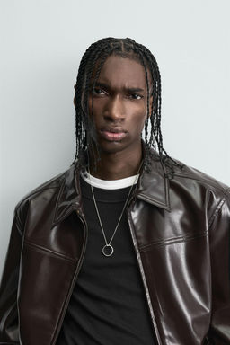 VINYL FINISH JACKET - Zara фото 6