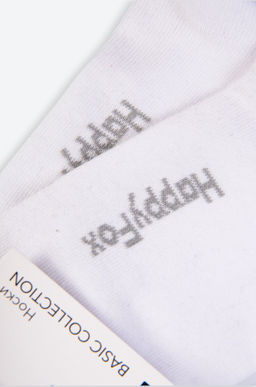 Цена за 6 шт. Однотонные укороченные носки Happy Fox  фото 5