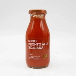 Соус Convivia из томатов черри по-Сицилийски 250 г, стекло, Италия