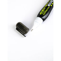 Корректор - ручка, 8 мл, металлический наконечник, набор 4 шт. «Черный неон»