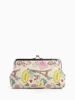 Косметичка на фермуаре, цвет бежевый