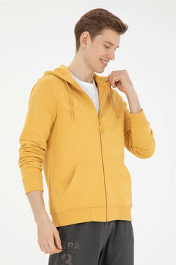 U. S. Polo Assn / Мужской горчичный свитшот - U.s. polo assn фото 3