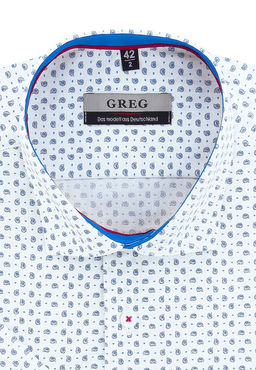 Сорочка мужская короткий рукав GREG 123/109/2084/ZS/1