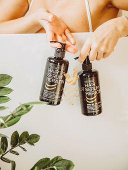 Сыворотка д/волос "Кератиновое Восстановление" CAREBEAU 280 мл