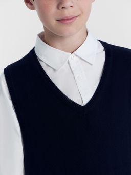 Жилет для мальчиков темно-синий - Mark formelle фото 5