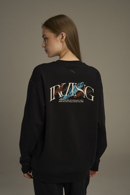 Свитшот утепленный Черный