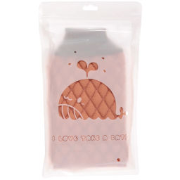 Цена за 2шт. Мочалка - варежка мягкая "Premium - Toskatta", цвет капучино, 24*15см (ZIP пакет)