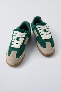 LEATHER TRAINERS - Zara фото 4