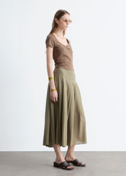 Top de punto con busto fruncido - H&m фото 8