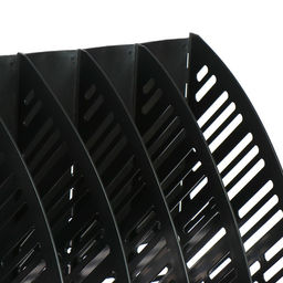 Лоток для бумаг А4, вертикальный, 5 отделений, чёрный