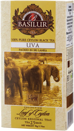 Коллекция Лист Цейлона/ УВА / (70483) черн. 25 пак/ (BASILUR)