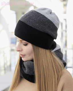 MM 1109 S 1109 Комплект женский флис (колпак+снуд)