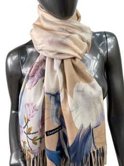 Мягкий палантин из кашемира, мультицвет - Greta фото 9