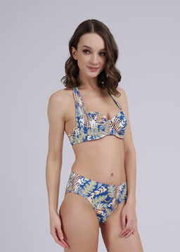 CLE SS102к Купальник жен. форм. т.синий/зелёный - Clever wear фото 3