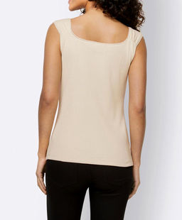 Топ, песочный - Linea tesini фото 4