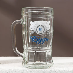 Подарочный набор ЧИСТОЕ СЧАСТЬЕ Будь!: гель для душа пиво 500 мл и пивная кружка 500 мл