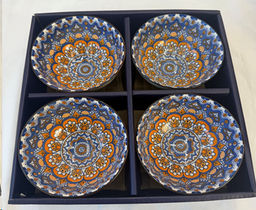 Салатник 6 штук 11,5х6 см / WY-18 /уп 20/ цветная коробка