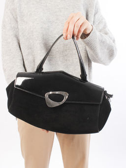 LACCOMA сумка Y2386-F-черный натуральная замша