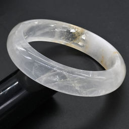 Браслет кольцо из Горного хрусталя, 55,6г Радуга камня