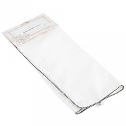 Наперник пуходержащий 40х40см "Облако", тик смесовый (80% хлопок / 20% п/э), 147г/м2, с кантом на молнии, упаковка ПВД-еврослот 14,5х23 см, т.м. "Домашняя мода" (Россия)