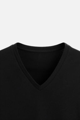 BASIC V-NECK T-SHIRT - Zara фото 14