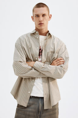 Camisa de popelina Loose Fit - H&m фото 6