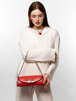 LACCOMA сумка J0117-красный эко кожа хлопок