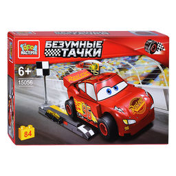 Конструктор "Безумные тачки" 84 дет.