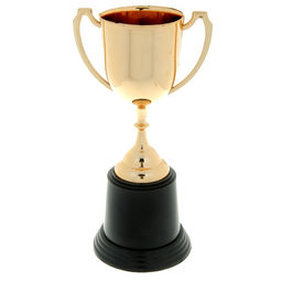 Кубок 036С, бронз., подставка пластик, 10 12,5 22,7 см - Командор фото 3