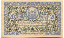 20 геллеров 1920 года Австрия Радштадт (нотгельд)
