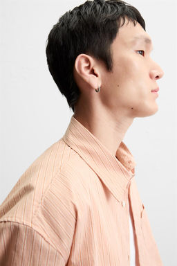 STRIPED CROPPED FIT SHIRT - Zara фото 5