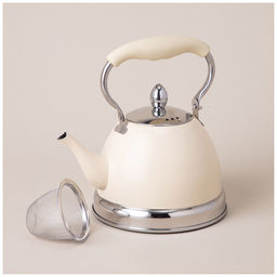 ЧАЙНИК AGNESS С ФИЛЬТРОМ, 1,0 Л C ИНДУКЦИОН. КАПСУЛЬНЫМ ДНОМ И СКЛАДЫВАЮЩЕЙСЯ РУЧКОЙ  фото 3