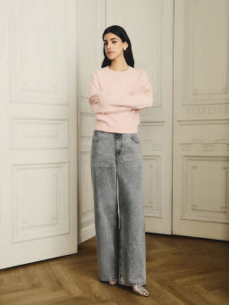 Джинсы wide leg с высокой посадкой / Zarina