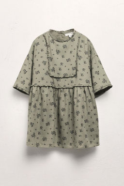 6-10 YEARS / LIMITED EDITION RUFFLED FLORAL DRESS