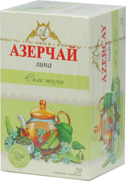 Azercay. Травяной чай. Липа карт.упаковка, 20 пак.
