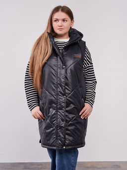 Жилет демисезонный Хлоя бордо - Yollochka фото 33