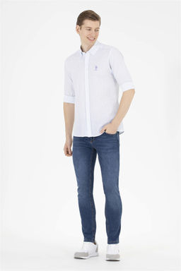 U. S. Polo Assn Мужская белая рубашка с длинным рукавом - U.s. polo assn фото 11