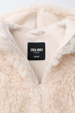 FAUX FUR SKI COLLECTION JACKET - Zara фото 8